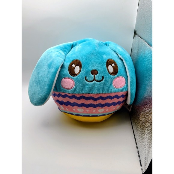 Eolo Toys Other - Eolo Lil' Biggie Bouncerz Easter Blue Bunny Inflatable Plush Toy BEAS002-BB 8"